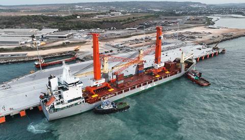 Indonesian port takes delivery of two Konecranes Gottwald post-Panamax ESP.8 MHC