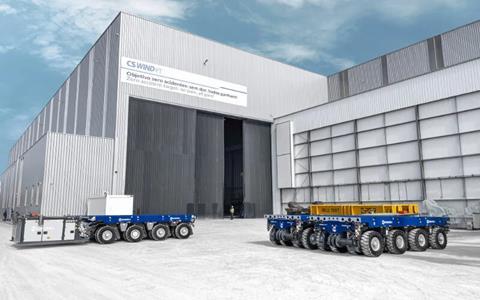 CS Wind chooses SPMTs from Scheuerle