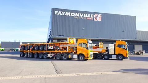 Faymonville will deliver 10 new heavy-duty trailers to Hanyš.