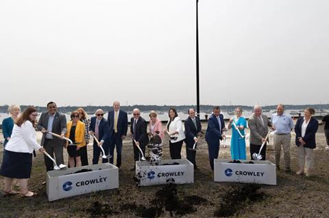 Crowley joined by Massachusetts leaders to celebrate Salem offshore wind terminal