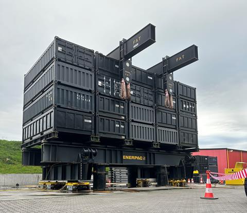 Enerpac heavy lift trolley system completes testing 1