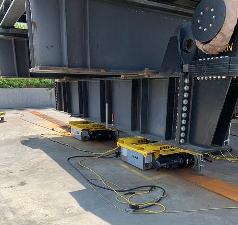 Enerpac heavy lift trolley system completes testing 2