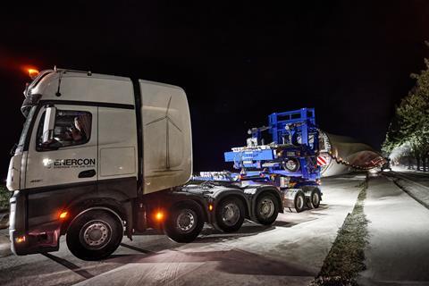 Scheuerle delivers wind turbine blades for Enercon 3