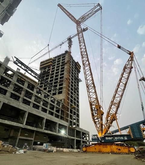 Sarens-TrussLift-SaudiArabia