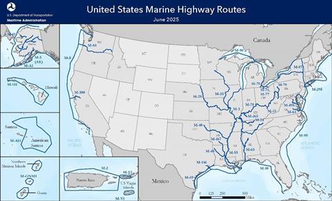 US Marine Highway Map