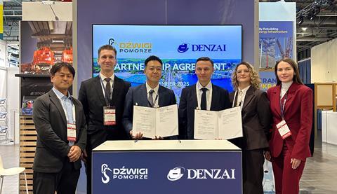 Denzai signs partnership agreement with Dźwigi Pomorze