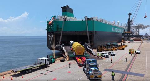 Wallenius Wilhelmsen delivers its heaviest single breakbulk piece ever