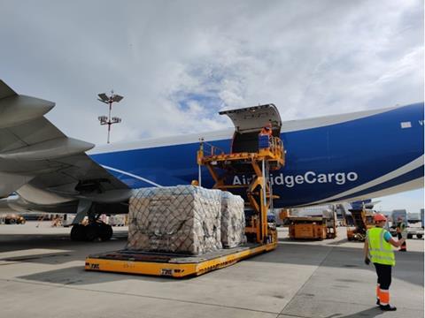AirBridgeCargo Airlines together with ATRAN Airlines have transported over 170 tons of medical equipment to Krasnoyarsk