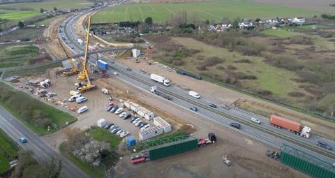 AINSCOUGH-INSTALLS-NEW-FOOTBRIDGE-AS-PART-OF-A13-ROAD-WIDENING-PROJECT