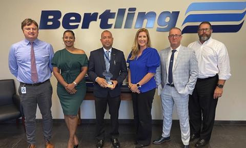 Bertling established a joint venture in Guyana.