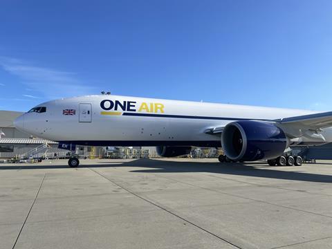 Air One takes delivery of second B777 freighter