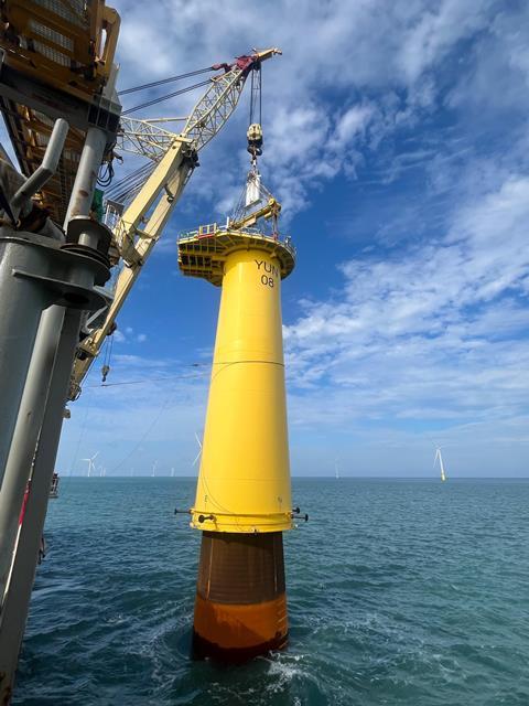 Jumbo Offshore completes transition piece T&I scope at Yunlin