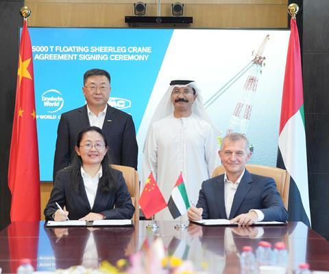 Drydocks World signs deal for 5000-tonne capacity floating sheerleg crane