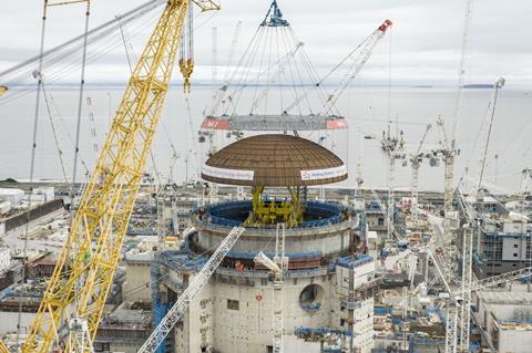 Hinkley Point C_lifting dome