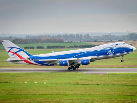 CargoLogicAir (CLA) resume flights, April 2020