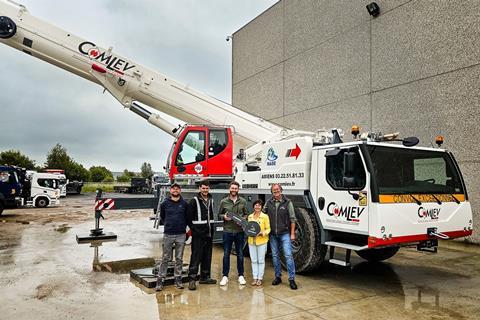 Comlev takes delivery of Liebherr LTM 1120-4.1 mobile crane