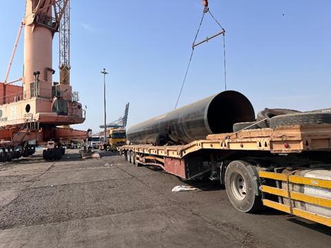 EFS Logistics completes Saudi carbon steel pipe project