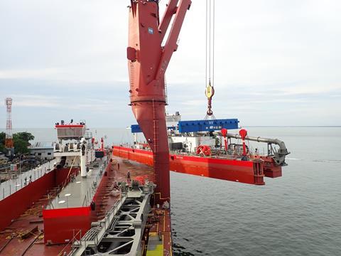 UHL delivers pair of dredgers to Borneo
