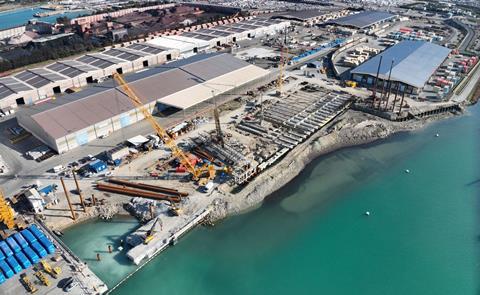 Construction underway at port of Koper’s Berth 12