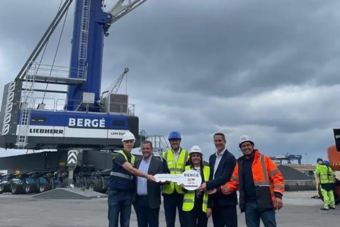 Bergé receives Liebherr LHM 550 as part of equipment upgrade at port of Bilbao