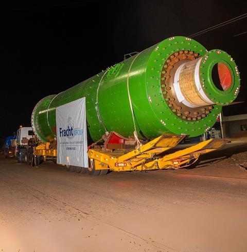 Fracht delivers cement plant equipment to Burkina Faso