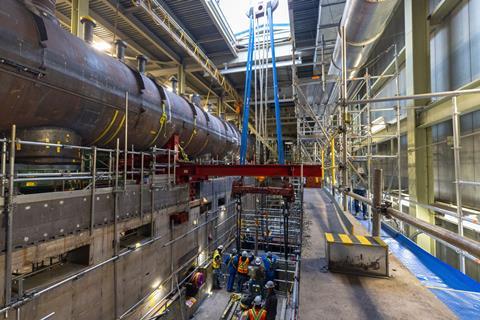 Mammoet's PTC-35 used to install eight steam generators at unit 3 of Bruce Power 1