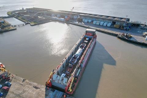 Robert Wynn and sons Terra Marique arrived at Associated British Ports (ABP) port of Hull and proceeded into Albert Dock,