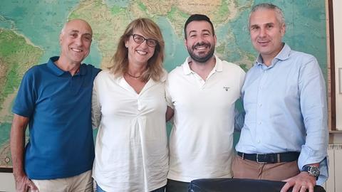 The KestrelMare management team: Marco Campodonico, Stefania Morasso, Guglielmo Viola and Adolfo Herrero