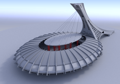 Mammoet to support with roof replacement at Montreal’s Olympic stadium 1