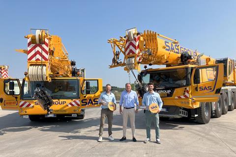 SAS Group has acquired two mobile cranes from Liebherr, a 100-tonne lift capacity LTM 1100-5.3 along with an LTM 1300-6.3 that can lift up to 300 tonnes.