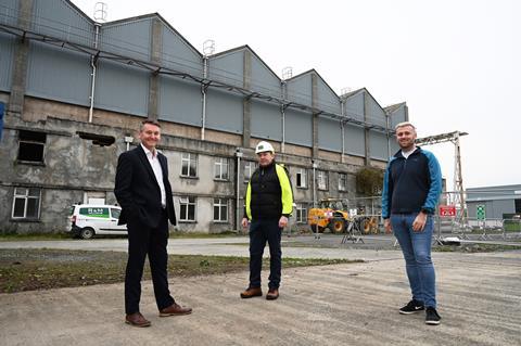 Steve Edwards, David Challenger and Councillor Johsua Beynon