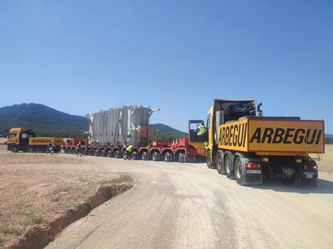 Altius delivers transformer from China to Spain 1