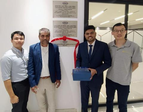 COSCO Shipping Specialized Carriers (Southeast Asia) has opened an office in Mumbai, India.