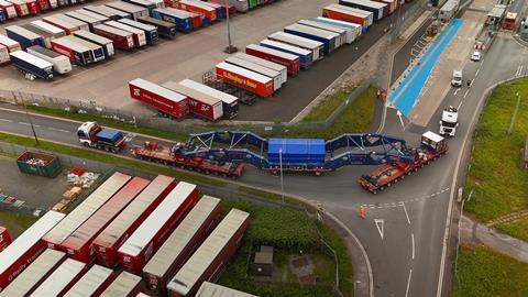 Collett delivers stator to Gretna grid stability facility 1