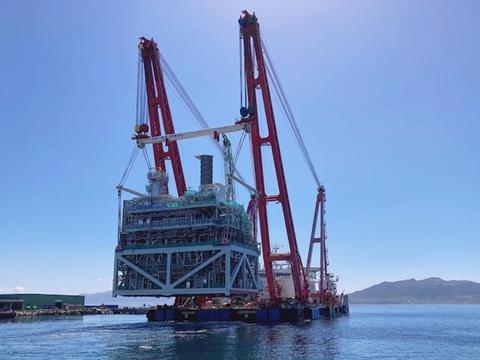 scaldis installs pipe rack modules July 2022