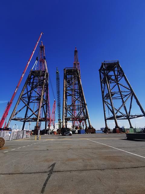 AF Offshore Decom removes hat-trick of jackets in North Sea