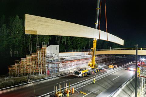 Affolter completes wildlife bridge construction on night shift 2