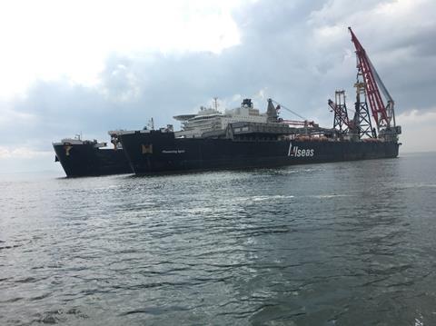 Pioneering Spirit at North Sea Port