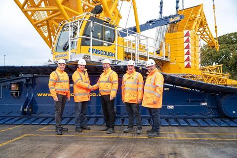 Ainscough boosts projects division with Liebherr crawler