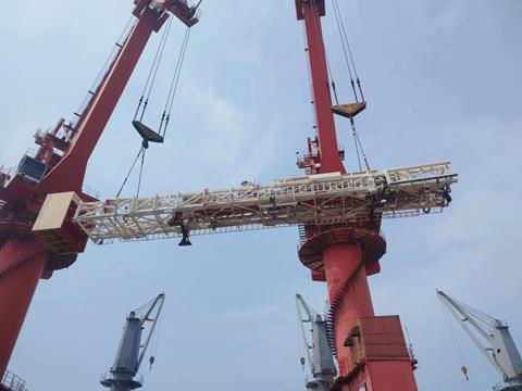 Protranser ships workover rigs from China to Kuwait