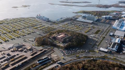 A rendering of Stena Line’s upcoming terminal at the port. Credit: Gothenburg Port Authority.