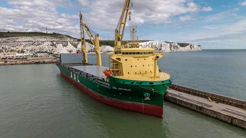 AAL Super B-Class vessel makes maiden voyage to the UK 1