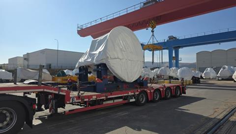 Wind Energy component transport delivered through collaboration between Kaleido Logistics and Cosmatos 2