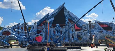 Sarens Helps Rebuild Tomorrowland Mainstage After Devastating Fire