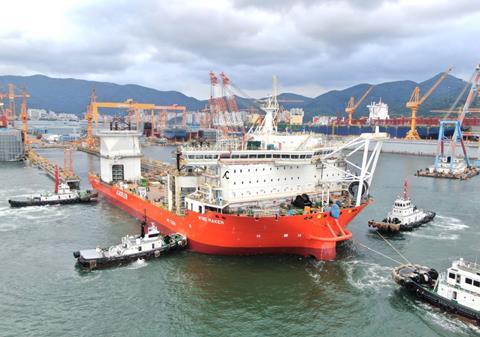 Cadeler’s Wind Maker launched in South Korea