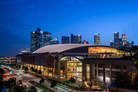 The Sands Expo and Convention Center in Singapore.