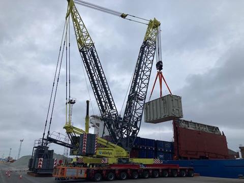 Allelys lifting transformers dogger bank
