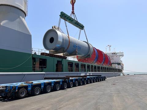 DAKO handles mill shell shipment