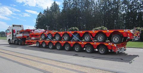 Faymonville trailers head to Al Faris