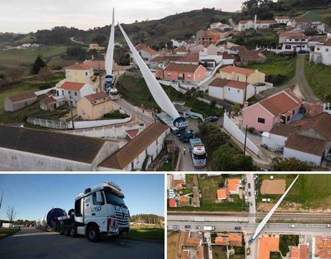 laso transportes portugal wind energy heavy lift